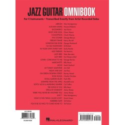 Jazz Guitar Omnibook : Artist Solos Transcribed for All C Instruments