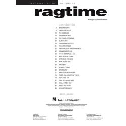 Ragtime : Jazz Piano Solos Series Volume 55