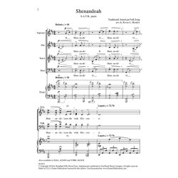 Shenandoah (Arr. Memley) (SATB)