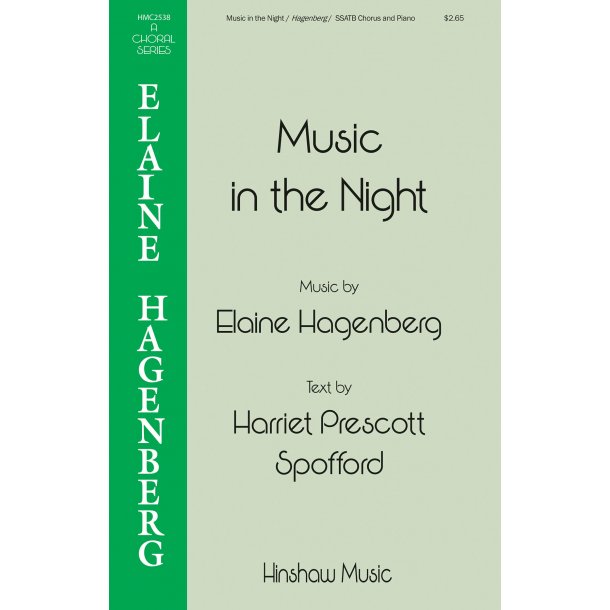 Elaine Hagenberg: Music In The Night (SSATB)