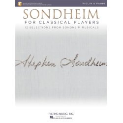 Sondheim For Classical Players - Violin : 12 Selections from Sondheim Musicals