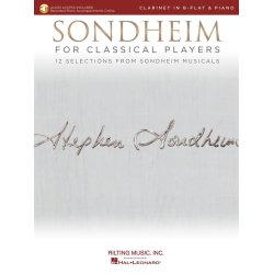 Sondheim For Classical Players - Clarinet : 12 Selections from Sondheim Musicals
