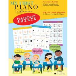 My First Piano Adventure: Flashcard Sheets