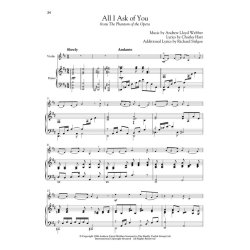 Andrew Lloyd Webber For Classical Players &ndash; Violin And Piano (Book/Online Audio)