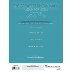 Arr. Lindsey Stirling: The Greatest Showman - Medley For Violin (Book/Online Audio)