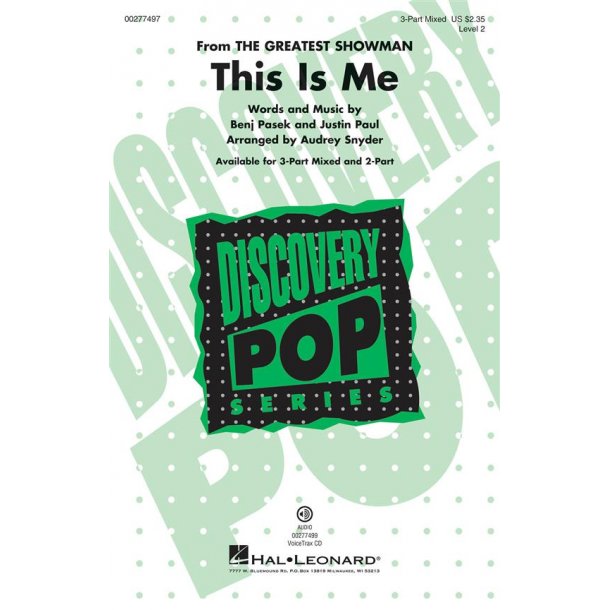 This Is Me (from The Greatest Showman) : Discovery Level 2