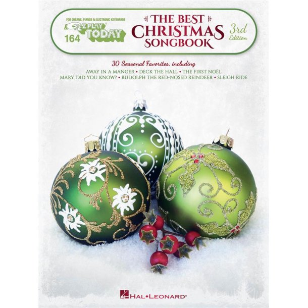 The Best Christmas Songbook &ndash; 3rd Edition : E-Z Play Today Volume 164
