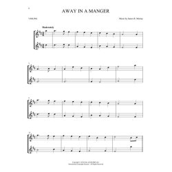 Christmas Carols For Two Violins