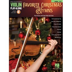 Violin Play-Along Volume 77: Favorite Christmas Hymns (Book/Online Audio)