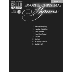 Cello Play-Along Volume 11: Favorite Christmas Hymns (Book/Online Audio)