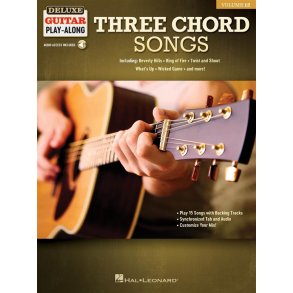 Three Chord Songs : Deluxe Guitar Play-Along Volume 12