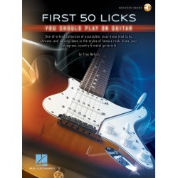 First 50 Licks You Should Play On Guitar (Book/Online Audio)