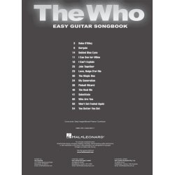 The Who: Easy Guitar Songbook