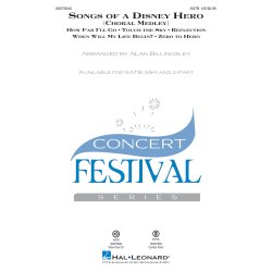 Songs Of A Disney Hero (Arr. Billingsley) (SATB)