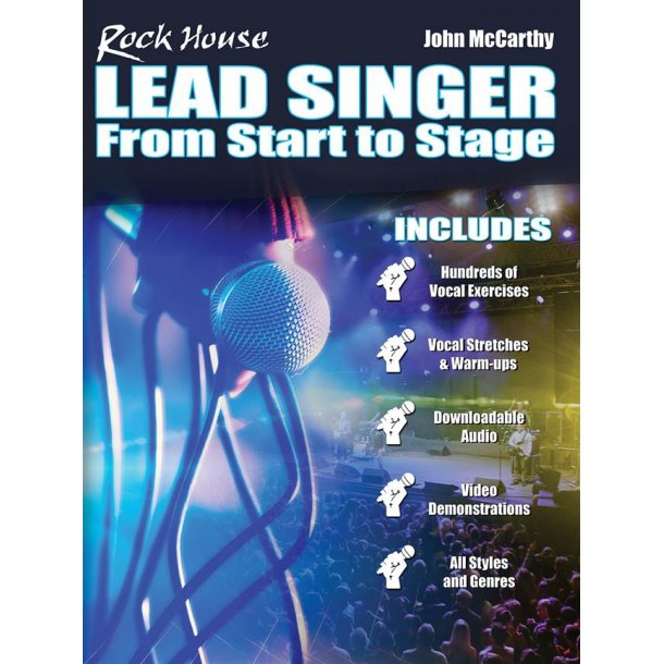 John McCarthy: Rock House - Lead Singer: From Start To Stage (Book/Online Video)