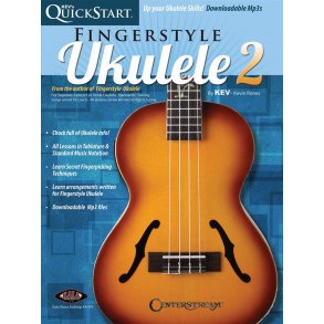 Kev's QuickStart For Fingerstyle Ukulele: Vol. 2 (Book/Online Audio)