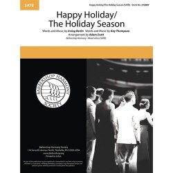 Happy Holiday/The Holiday Season (Arr. Scott) (SATB A Cappella)