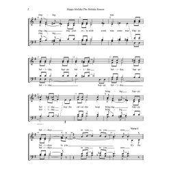 Happy Holiday/The Holiday Season (Arr. Scott) (SATB A Cappella)