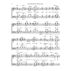 Happy Holiday/The Holiday Season (Arr. Scott) (TTBB A Cappella)