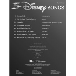 Disney Songs - 2nd Edition