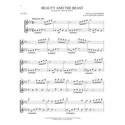 Easy Instrumental Duets: Disney Songs For Two Flutes