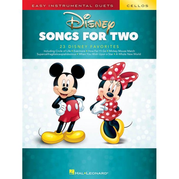 Easy Instrumental Duets: Disney Songs For Two Cellos