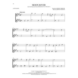 Movie Songs for Two Alto Saxes : Easy Instrumental Duets