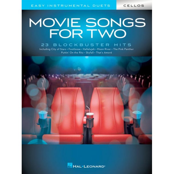 Movie Songs for Two Cellos : Easy Instrumental Duets
