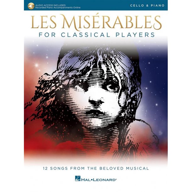 Les Mis&eacute;rables for Classical Players : Cello and Piano with Online Accompaniments (Score and Solo Part)
