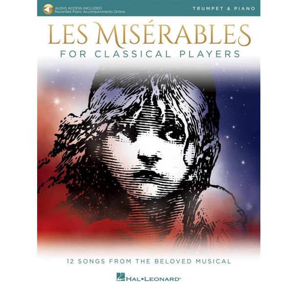 Les Mis&eacute;rables for Classical Players : Trumpet and Piano with Online Accompaniments (Score and Solo Part)