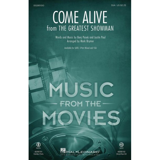 Come Alive (From 'The Greatest Showman') (Arr. Brymer) (SSA)
