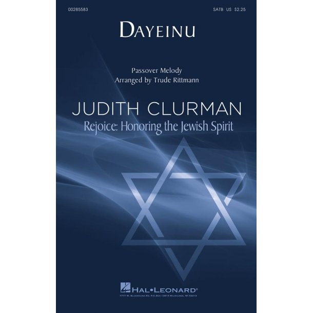 Dayeinu [It Would Have Been Enough] : Judith Clurman - Rejoice: Honoring the Jewish Spirit Series