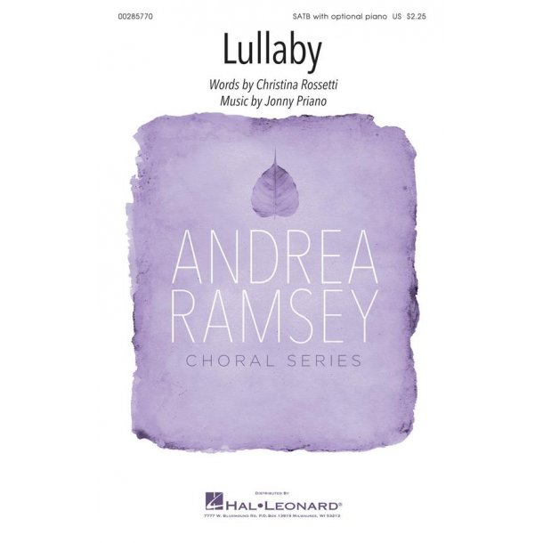 Lullaby : Andrea Ramsey Choral Series