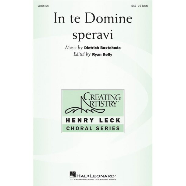 In Te Domine Speravi : Creating Artistry