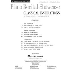 Piano Recital Showcase - Classical Inspirations