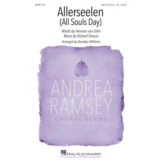 Allerseelen : Andrea Ramsey Choral Series