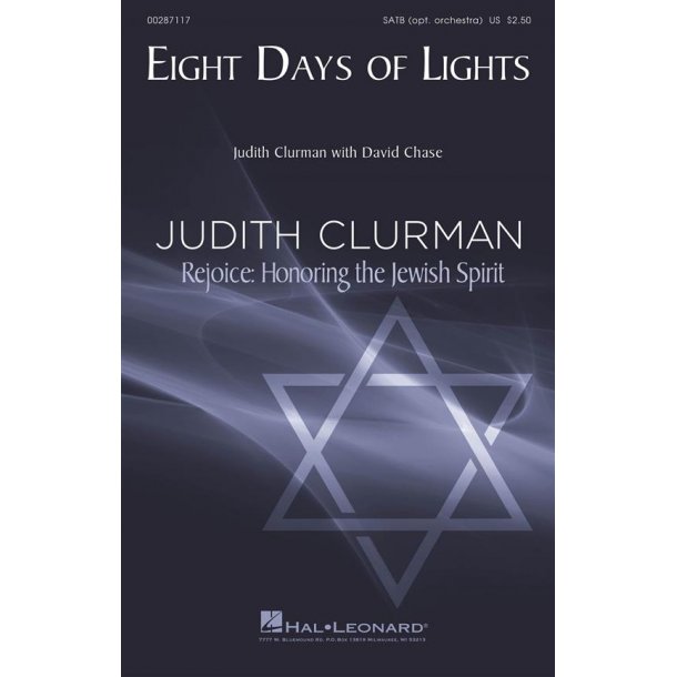 Eight Days of Lights : Judith Clurman - Rejoice: Honoring the Jewish Spirit Series