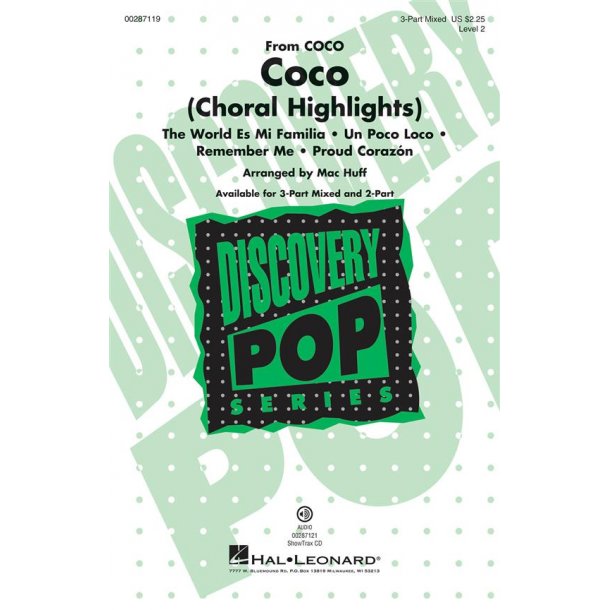 Coco (Choral Highlights) : Discovery Level 2