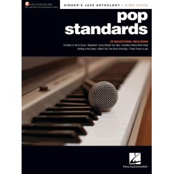 Pop Standards - Singer's Jazz Anthology High Voice : with Recorded Piano Accompaniments Online