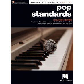 Pop Standards - Singer's Jazz Anthology High Voice : with Recorded Piano Accompaniments Online