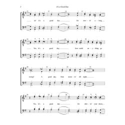 Peggy Lee: It's A Good Day (arr. Steinkamp) (TTBB)