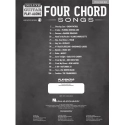 Four Chord Songs : Deluxe Guitar Play-Along Volume 13