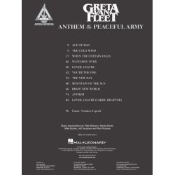 Greta Van Fleet: Anthem Of The Peaceful Army - Guitar Recorded Versions