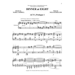 Dinner At Eight : An Opera in Two Acts