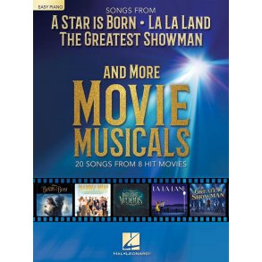 Songs FromA Star Is Born, La La Land, The Greatest Showman And More Movie Musicals Easy Piano