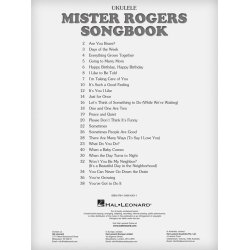 The Mister Rogers Songbook : for Ukulele