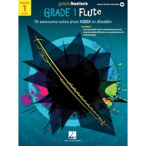 Gradebusters Grade 1 - Flute : 15 awesome solos from ABBA to Aladdin
