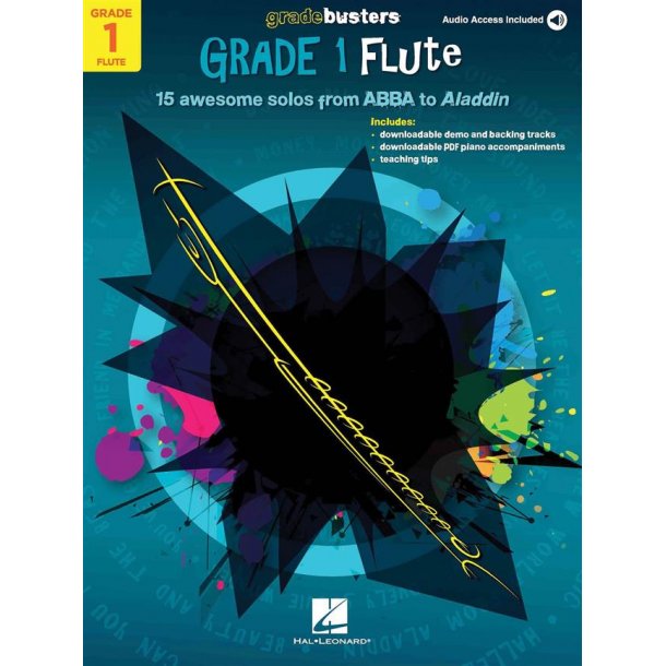 Gradebusters Grade 1 - Flute : 15 awesome solos from ABBA to Aladdin