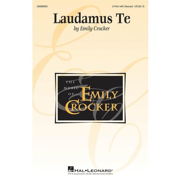 Laudamus Te