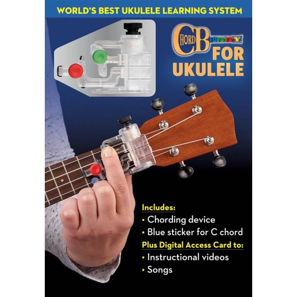 ChordBuddy for Ukulele - Complete Learning Package : Includes ChordBuddy for Ukulele device and Digital Access Card for instructional videos and songs